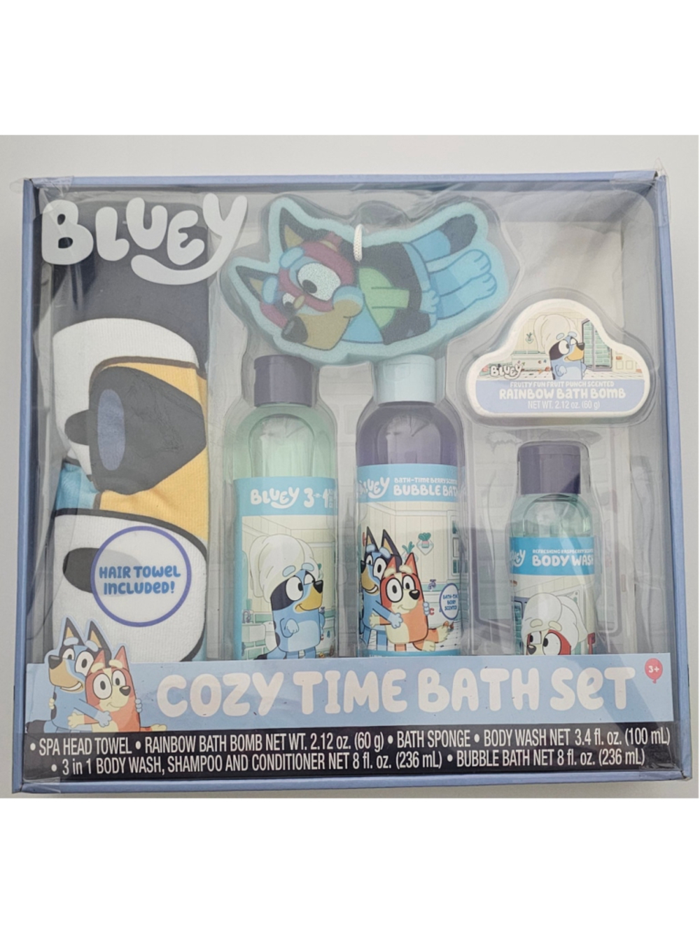 Bluey Cozy Time Bath Set
